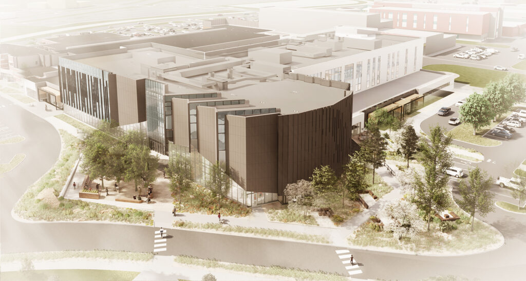 Rendering of the future CSU veterinary complex.