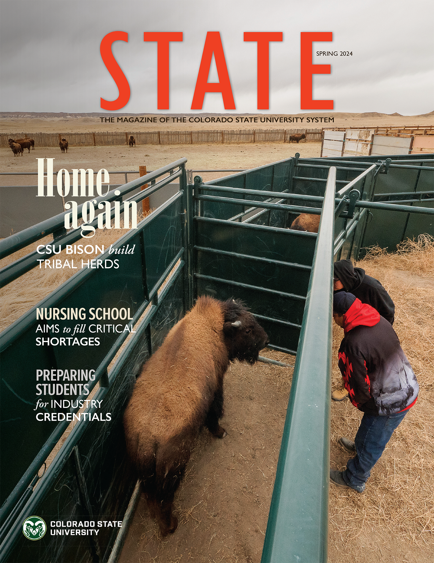 STATE Magazine Spring 2024 cover.