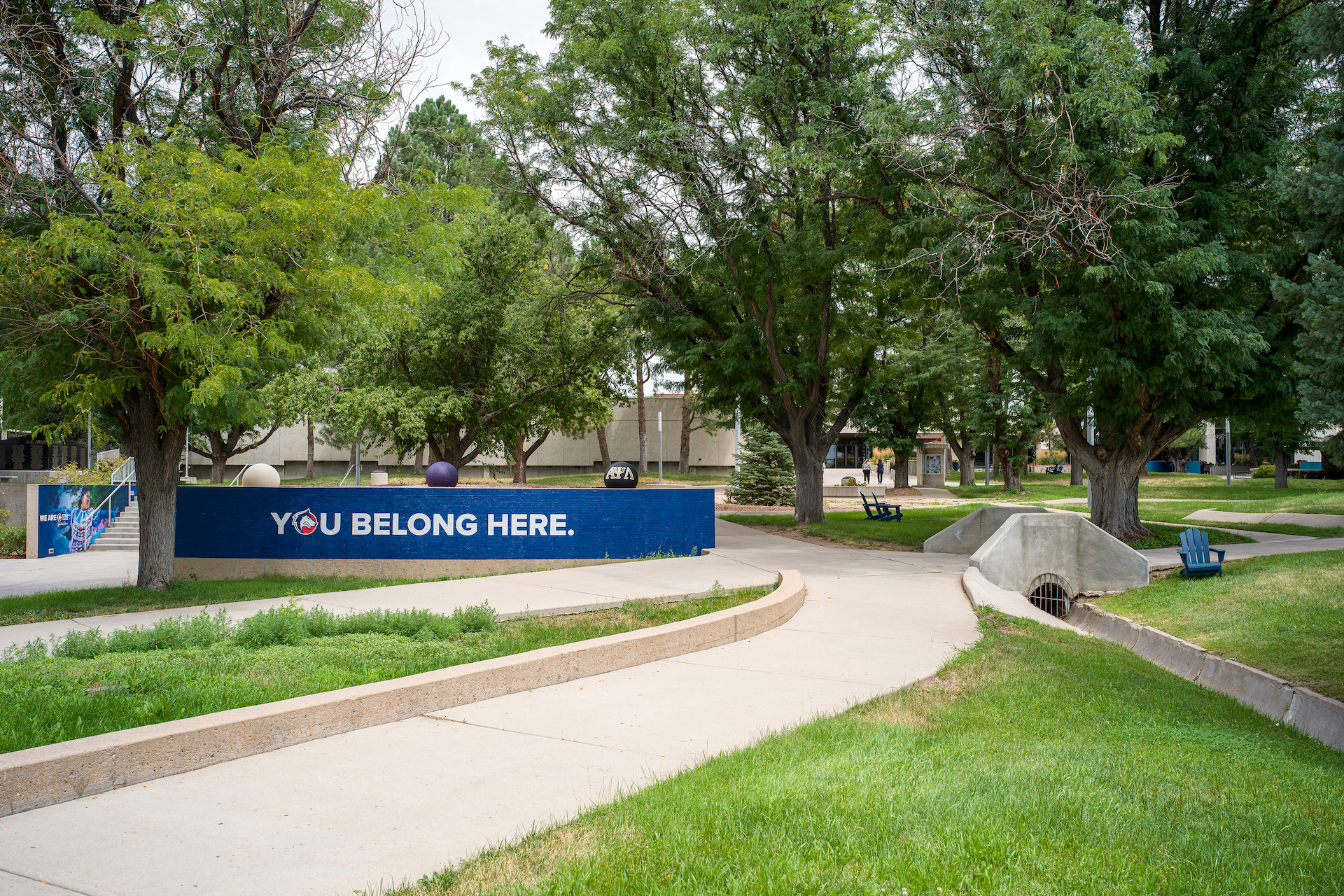 CSU Pueblo sign that says You Belong Here.
